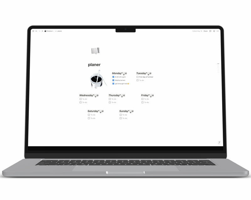 NOTION PLANNER [BOYS]